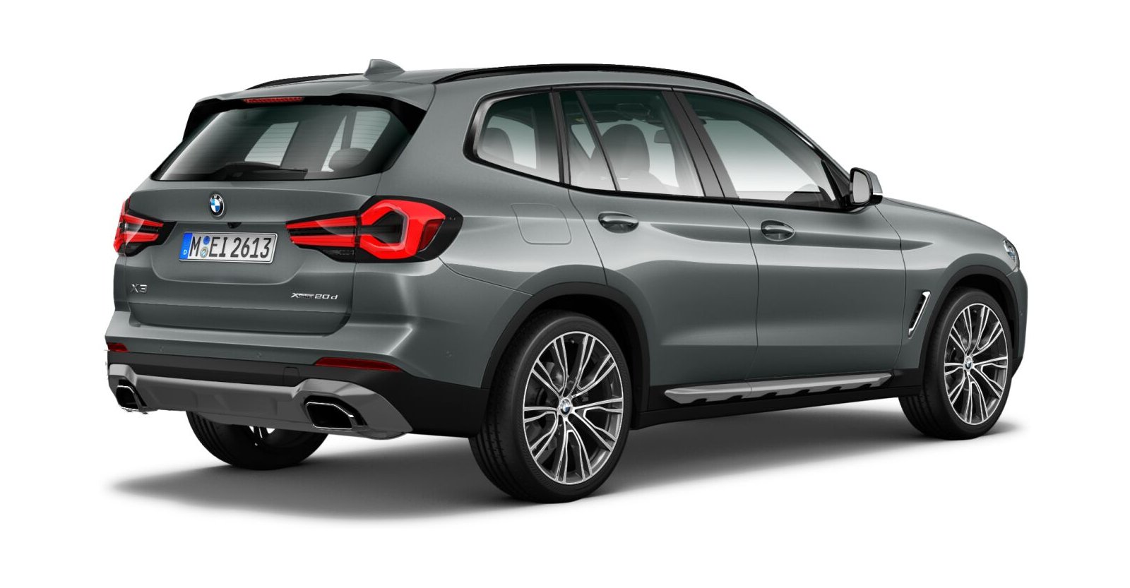 BMW BMW X in Grau von hinten BMW BMW X in Grau von hinten