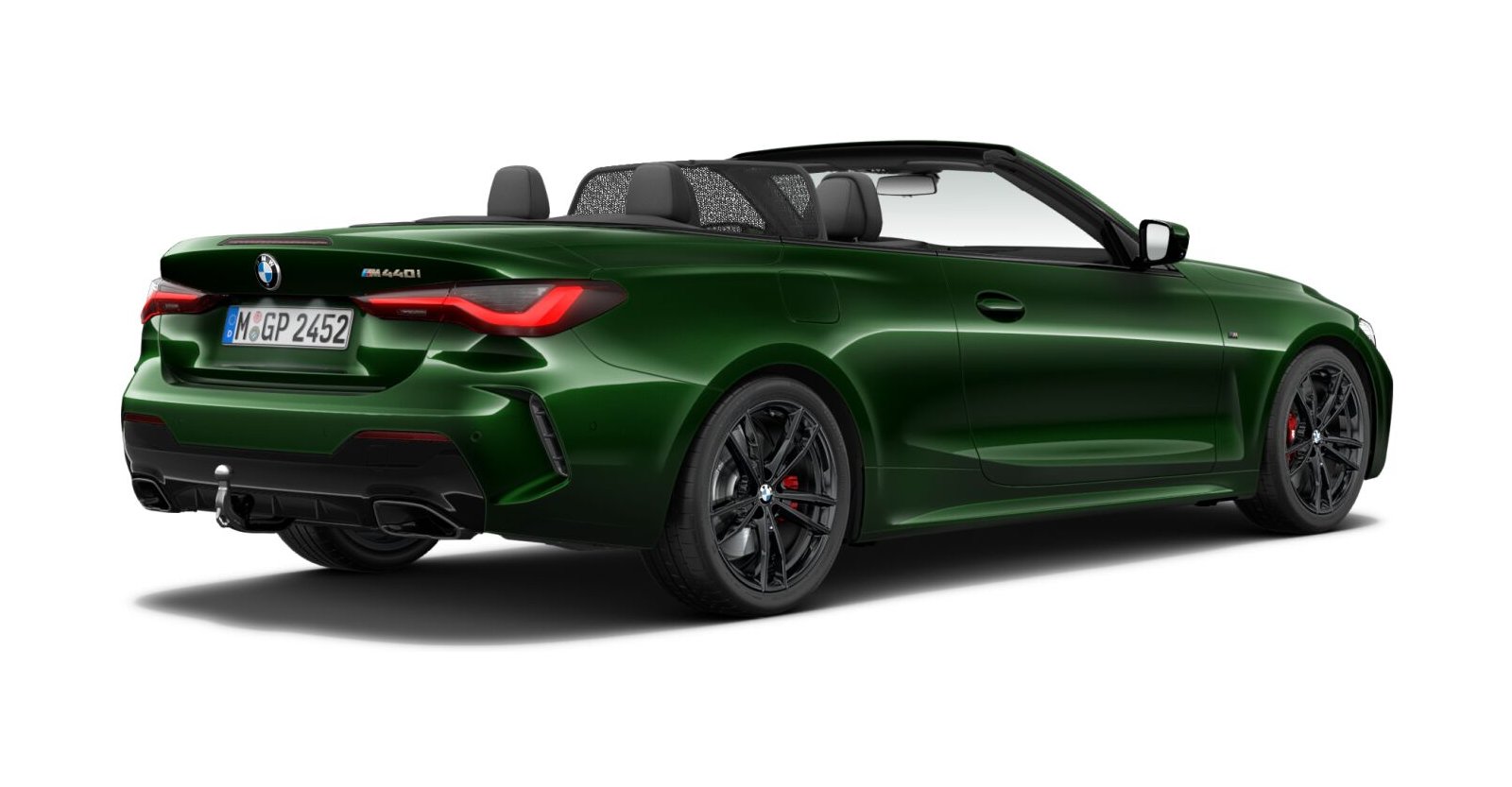 BMW BMW 4er in Grün von hinten