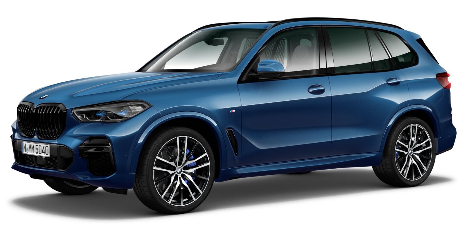 BMW BMW X in Blau von vorne BMW BMW X in Blau von vorne