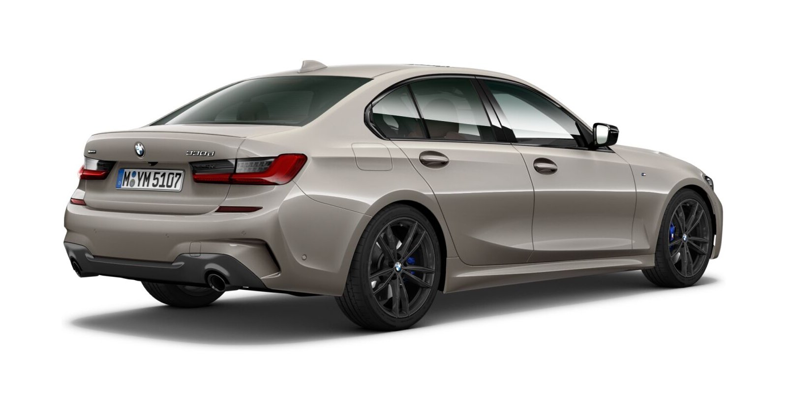 BMW BMW 3er in Grau von hinten BMW BMW 3er in Grau von hinten