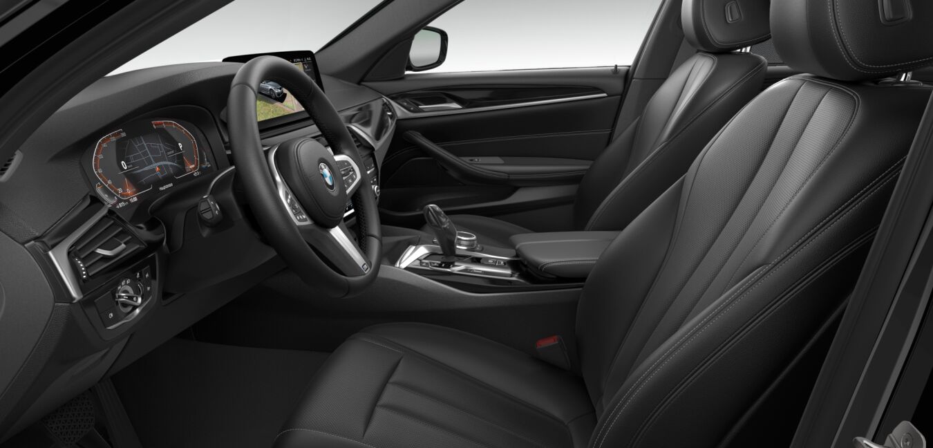 BMW BMW 5er im Innenraum seitlich BMW BMW 5er im Innenraum seitlich