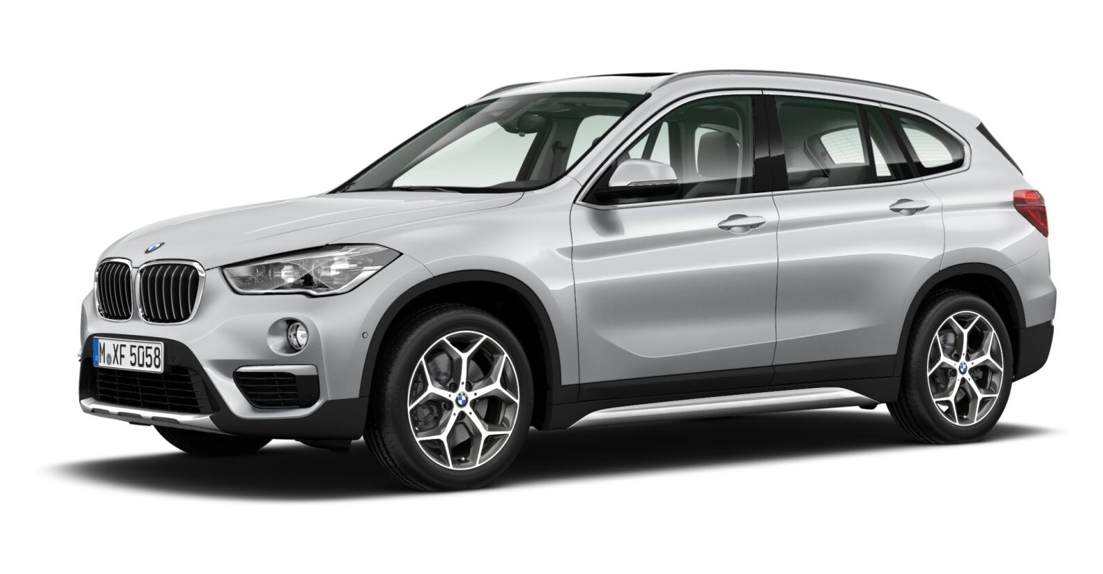 BMW BMW X in Silber von vorne BMW BMW X in Silber von vorne