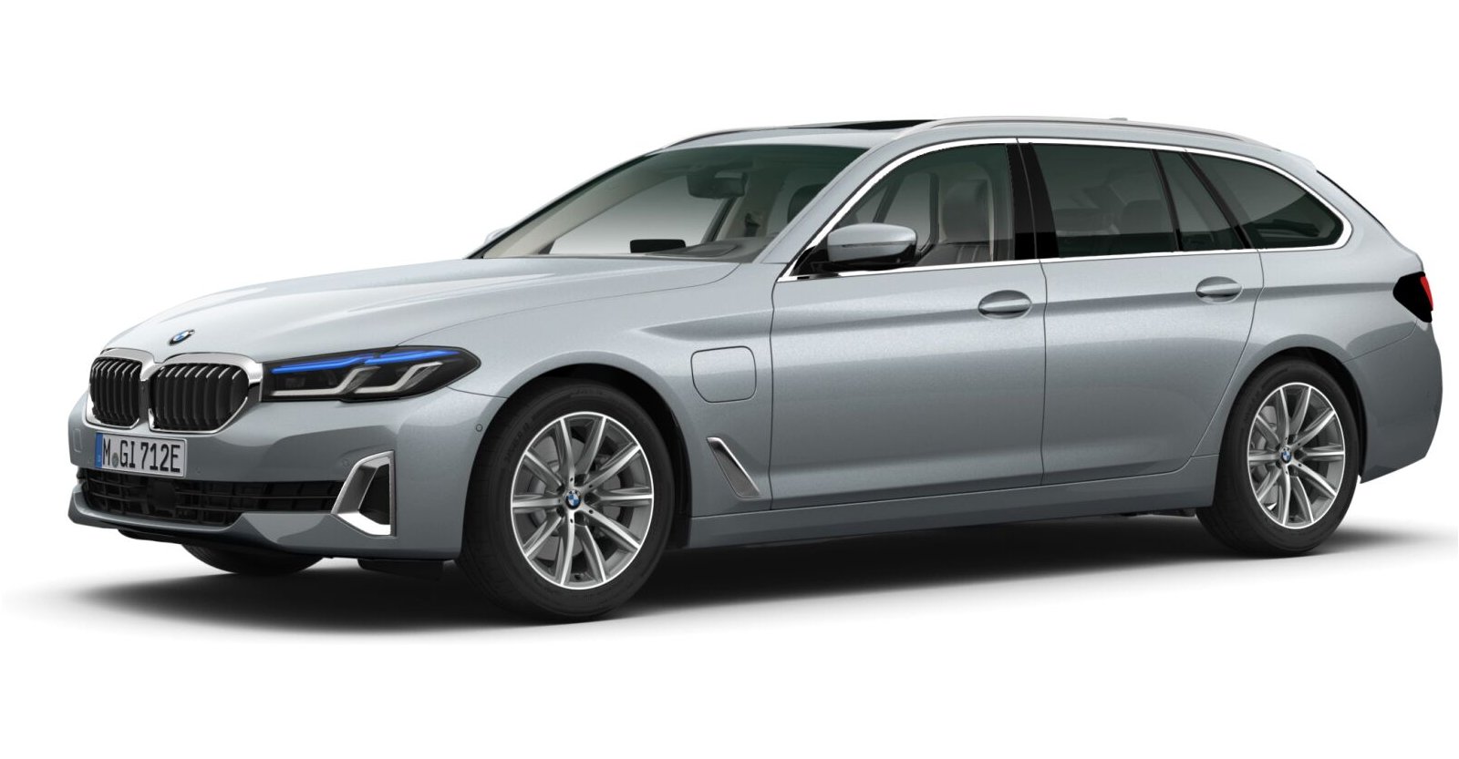 BMW BMW 5er in Grau von vorne BMW BMW 5er in Grau von vorne