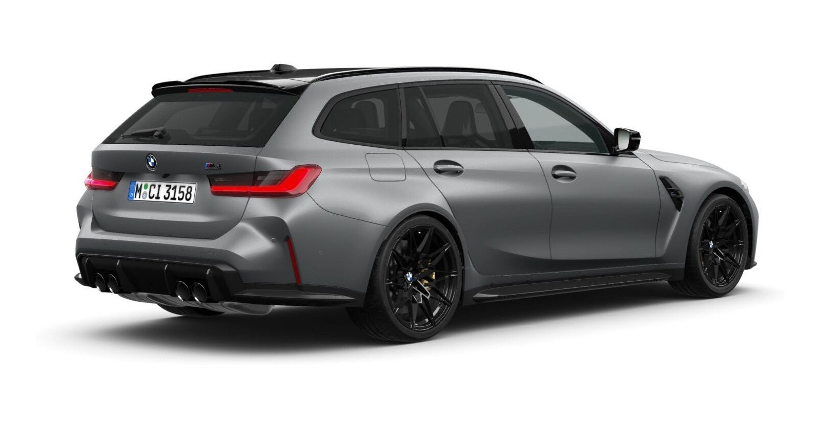BMW BMW M in Grau von hinten BMW BMW M in Grau von hinten