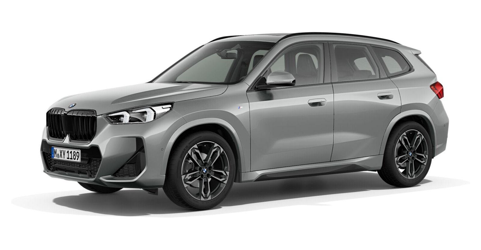 BMW X1 sDrive20i in Grau von vorne BMW X1 sDrive20i in Grau von vorne