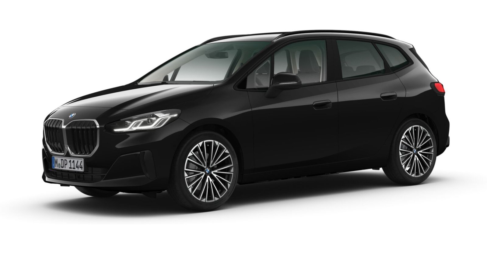 BMW BMW 2er in Schwarz von vorne BMW BMW 2er in Schwarz von vorne