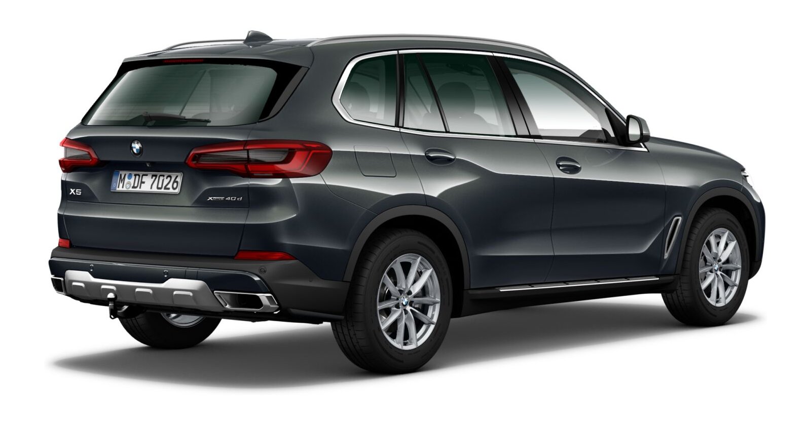 BMW BMW X in Grau von hinten BMW BMW X in Grau von hinten