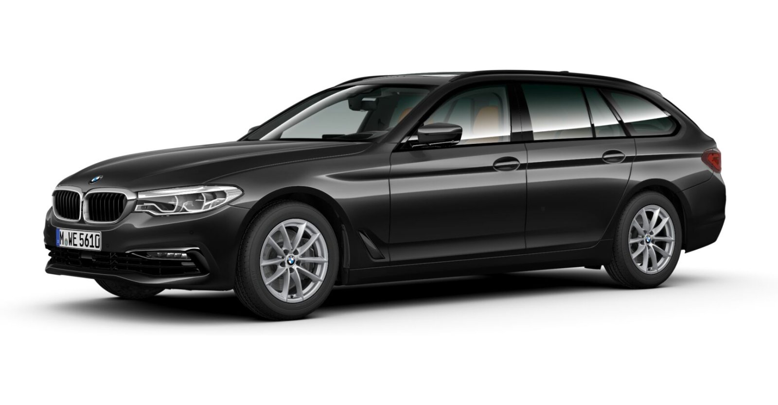 BMW BMW 5er in Grau von vorne BMW BMW 5er in Grau von vorne