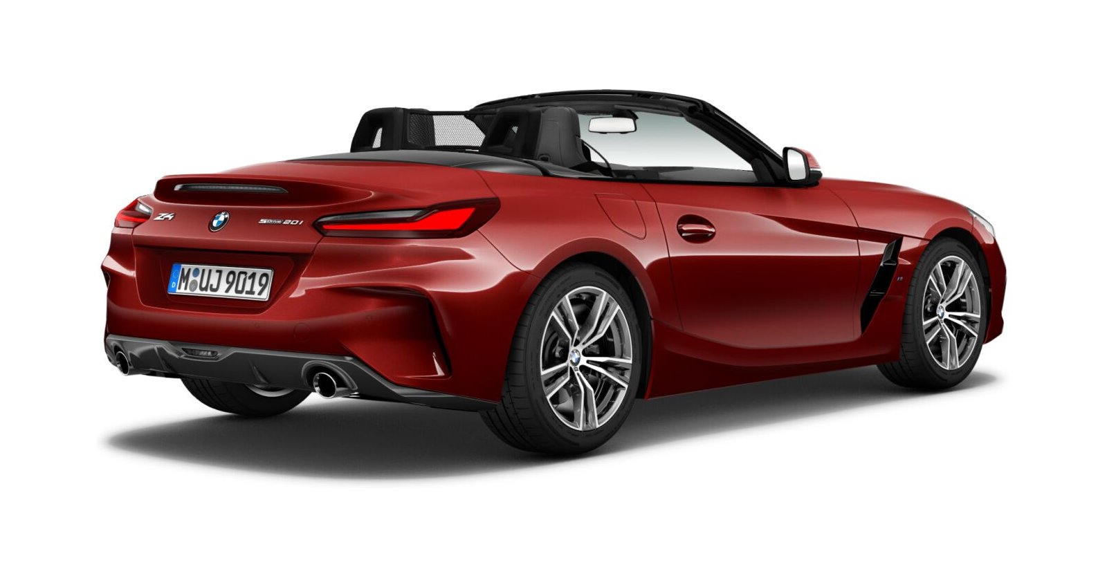 BMW BMW Z in Rot von hinten BMW BMW Z in Rot von hinten