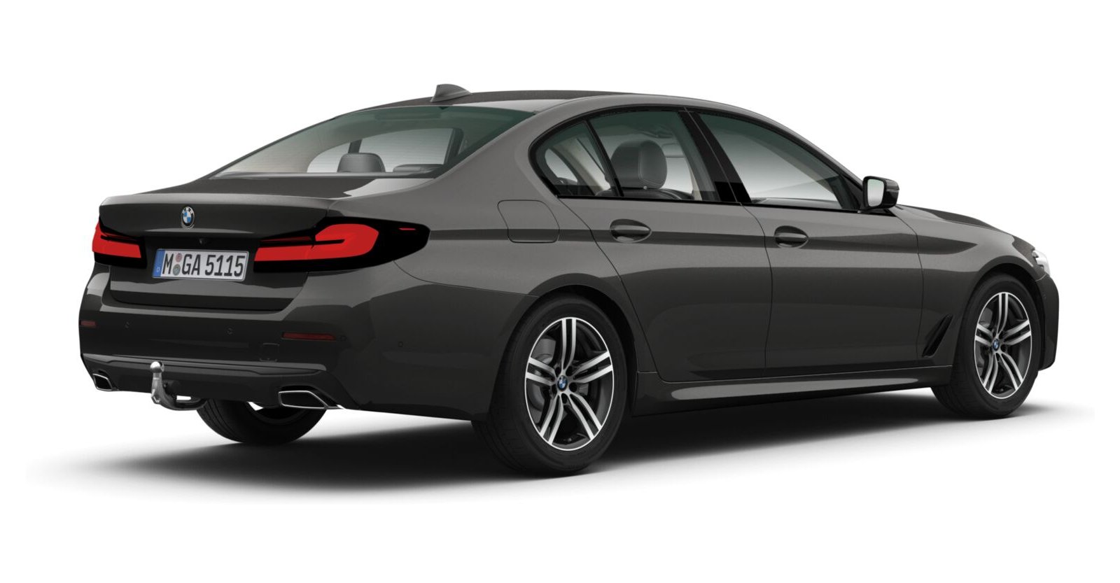 BMW BMW 5er in Grau von hinten BMW BMW 5er in Grau von hinten