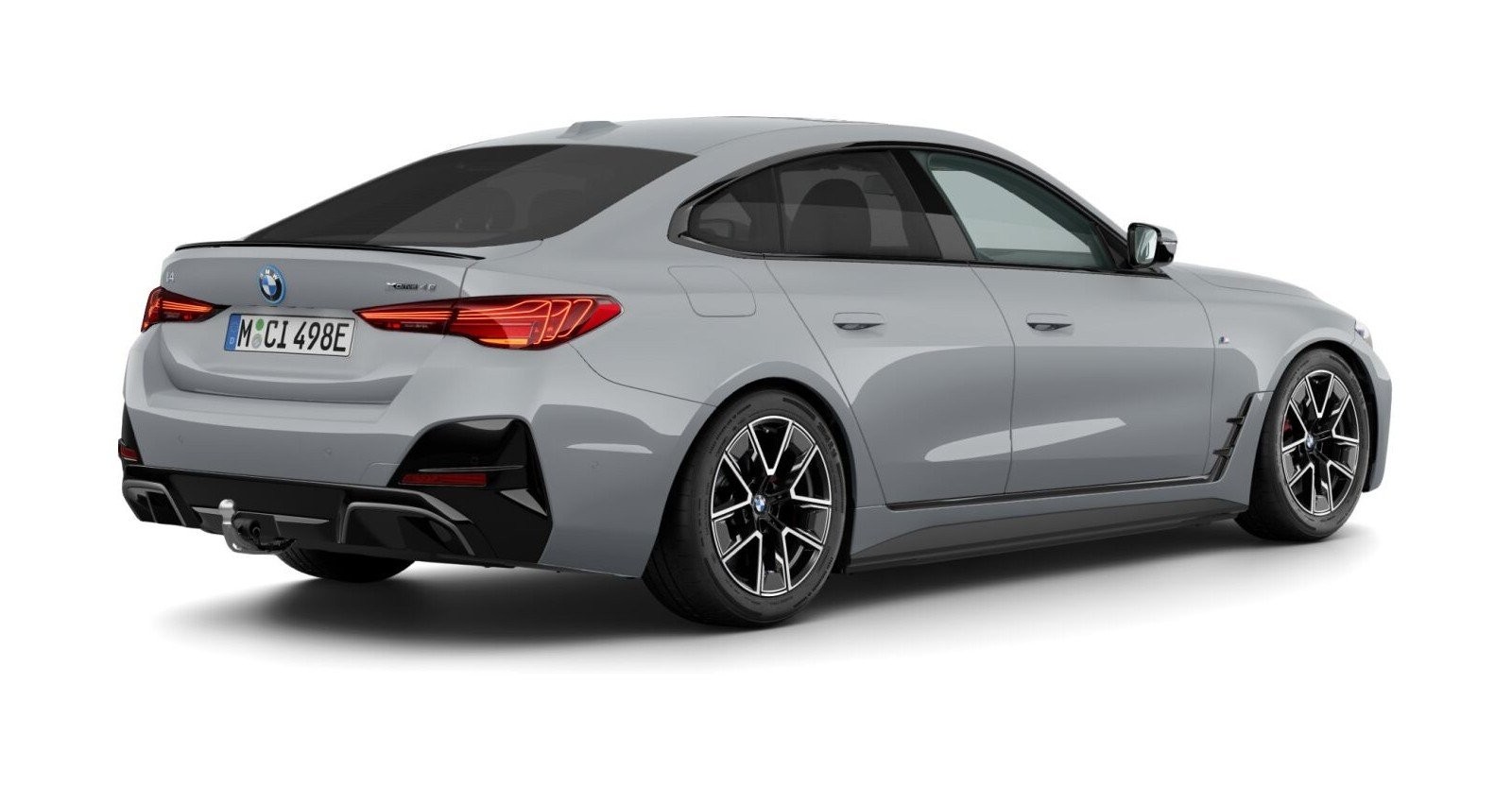 BMW BMW I in Grau von hinten BMW BMW I in Grau von hinten