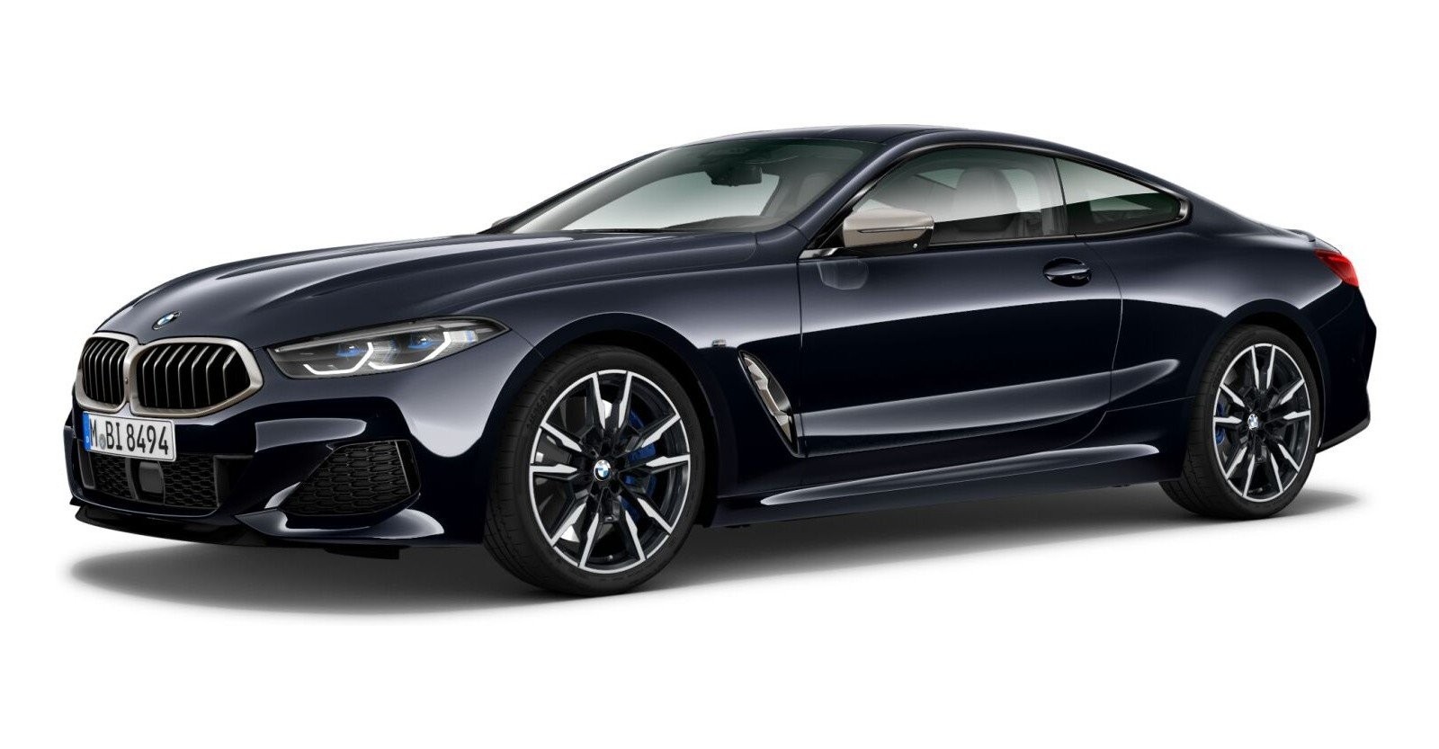 BMW BMW 8er in Schwarz von vorne BMW BMW 8er in Schwarz von vorne