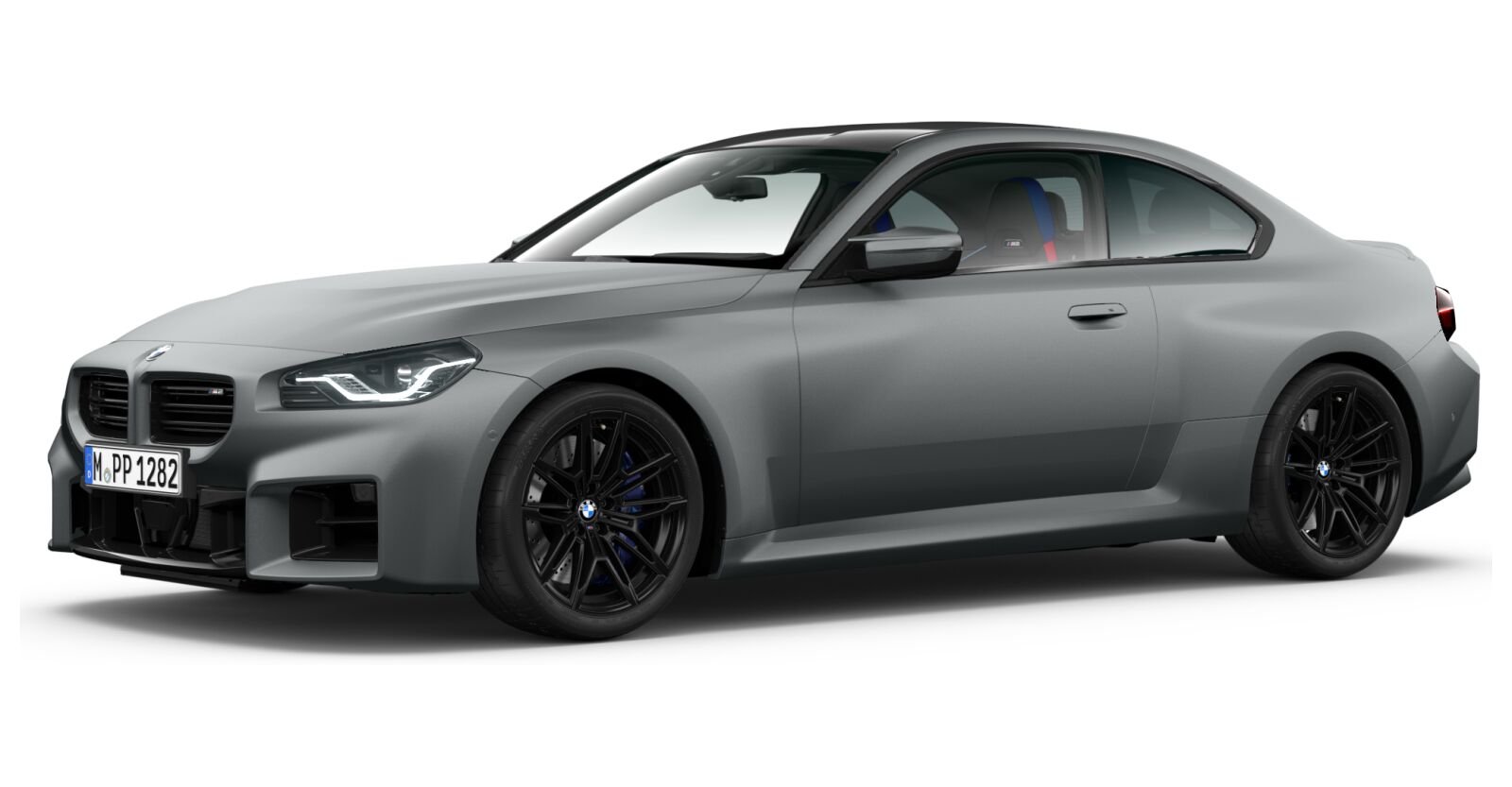 BMW M2 Coupé in Grau von vorne BMW M2 Coupé in Grau von vorne