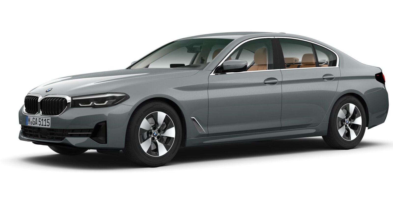BMW BMW 5er in Grau von vorne BMW BMW 5er in Grau von vorne