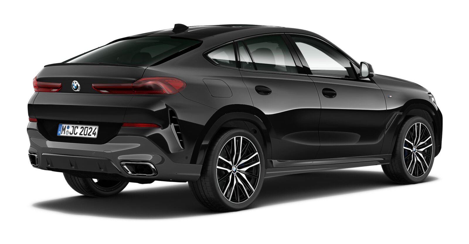 BMW BMW X in Schwarz von hinten BMW BMW X in Schwarz von hinten