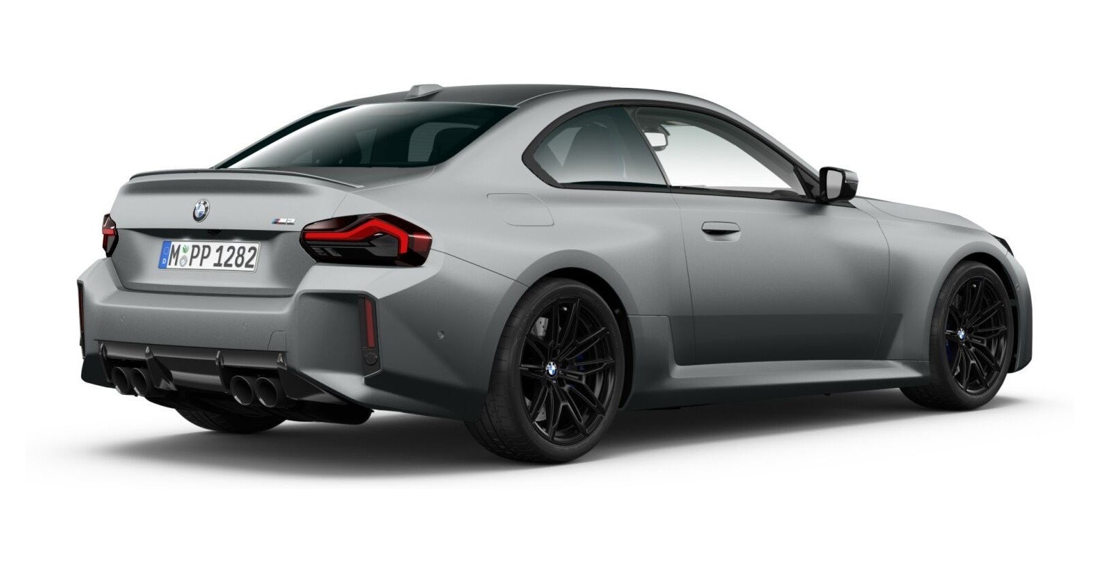 BMW BMW M in Grau von hinten BMW BMW M in Grau von hinten