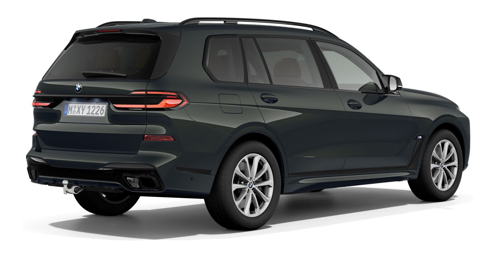 BMW BMW X in Grau von hinten BMW BMW X in Grau von hinten