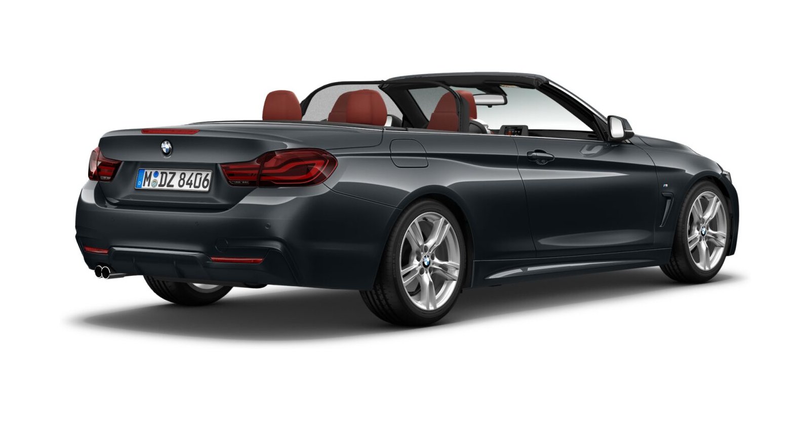BMW BMW 4er in Grau von hinten BMW BMW 4er in Grau von hinten