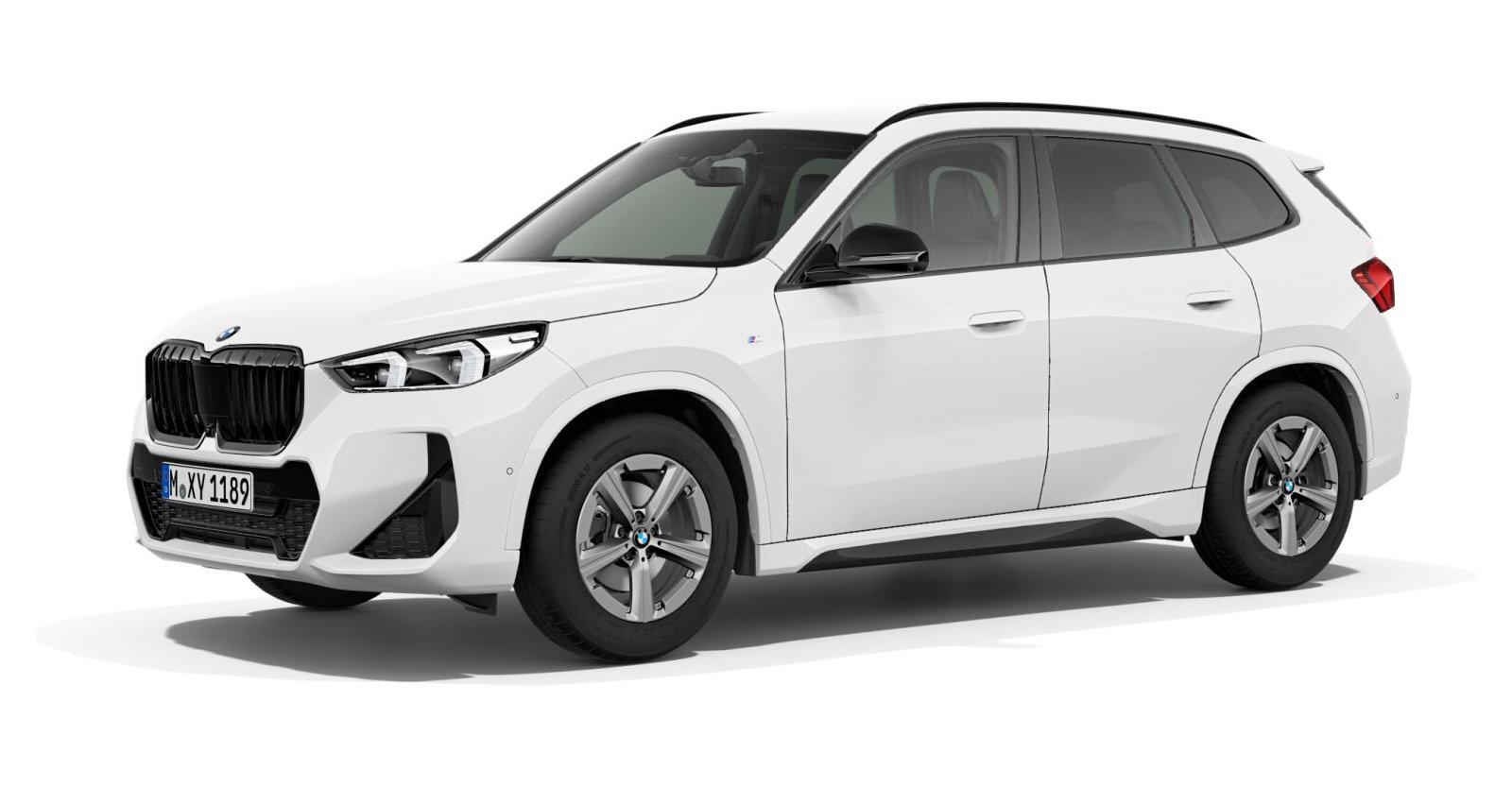 BMW X1 xDrive20d in Weiß von vorne