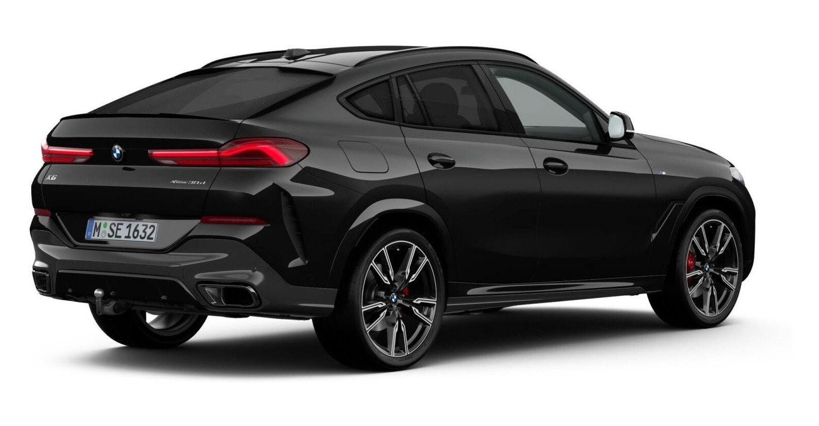 BMW BMW X in Schwarz von hinten BMW BMW X in Schwarz von hinten