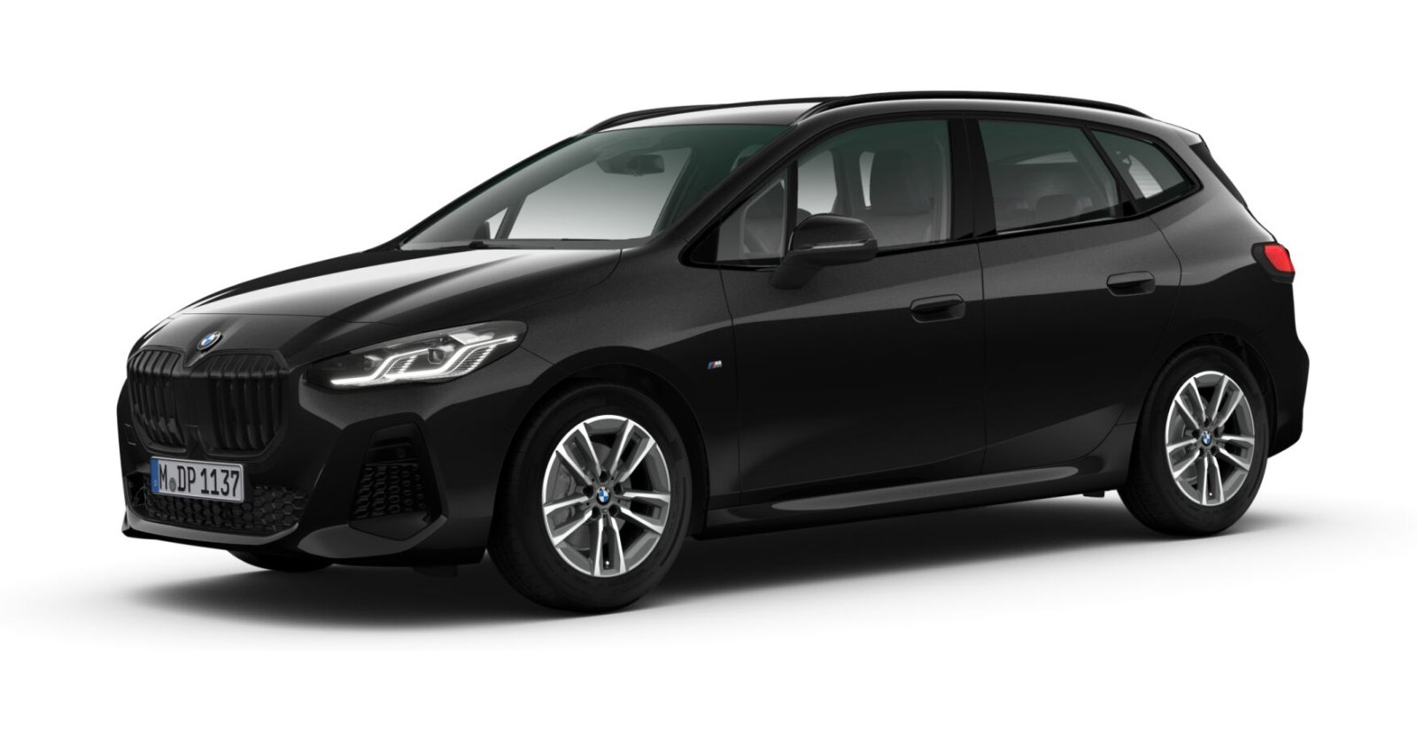 BMW BMW 2er in Schwarz von vorne BMW BMW 2er in Schwarz von vorne