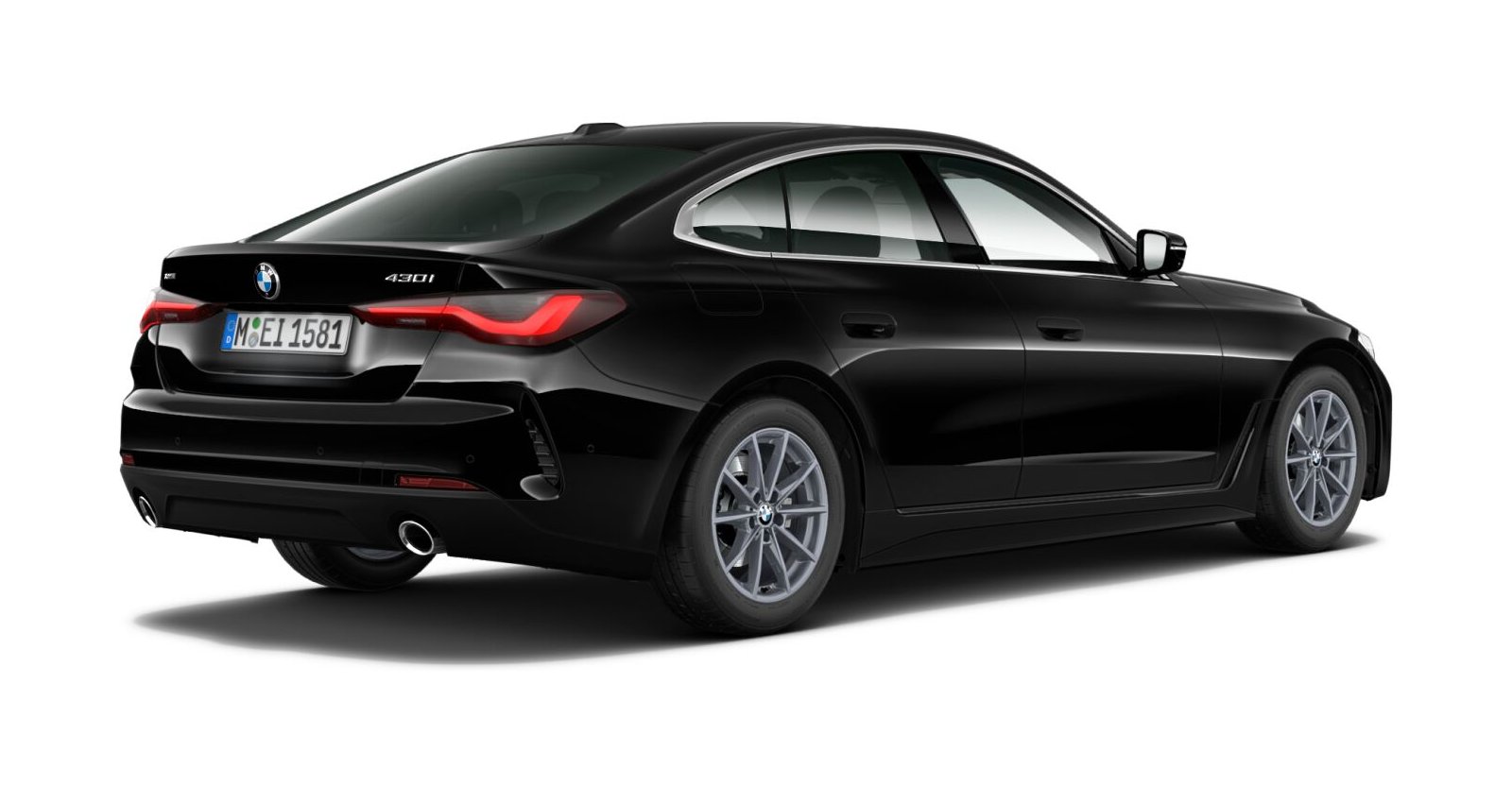 BMW BMW 4er in Schwarz von hinten BMW BMW 4er in Schwarz von hinten