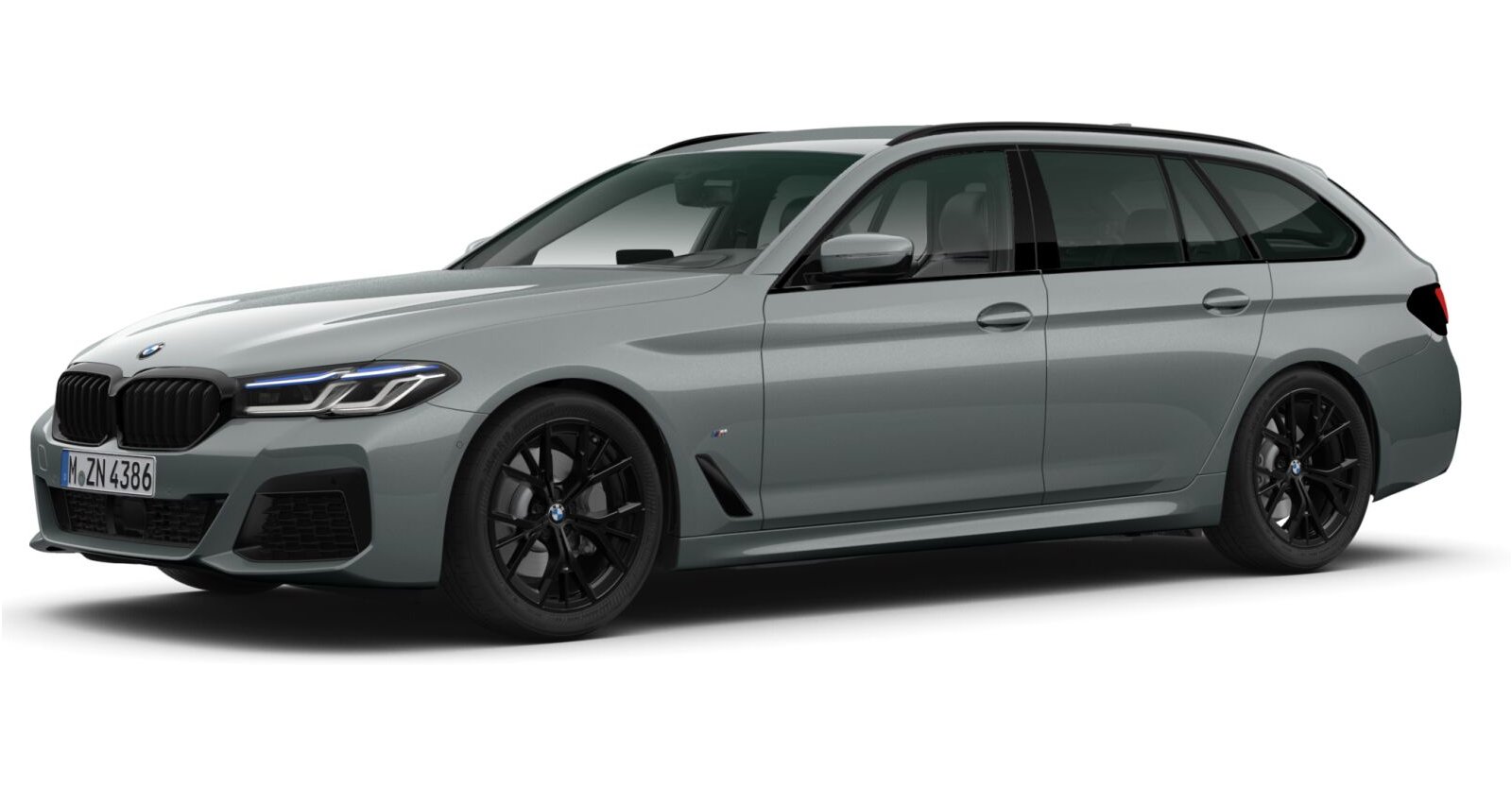 BMW BMW 5er in Grau von vorne BMW BMW 5er in Grau von vorne