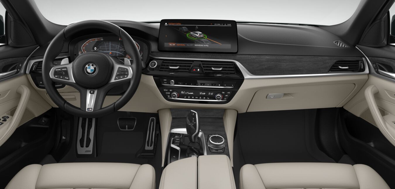 BMW BMW 5er im Innenraum von vorne BMW BMW 5er im Innenraum von vorne