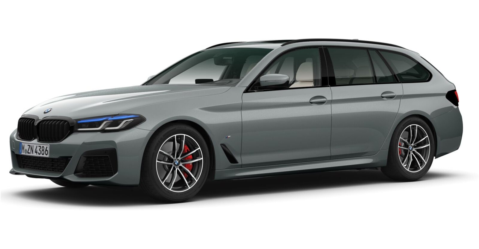 BMW BMW 5er in Grau von vorne BMW BMW 5er in Grau von vorne