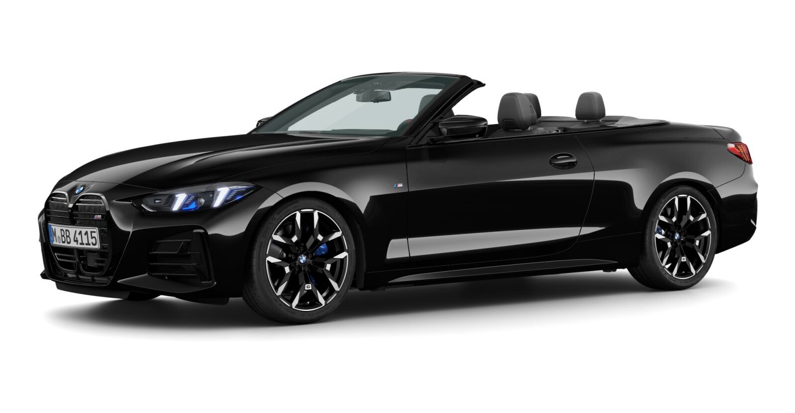BMW BMW 4er in Schwarz von vorne