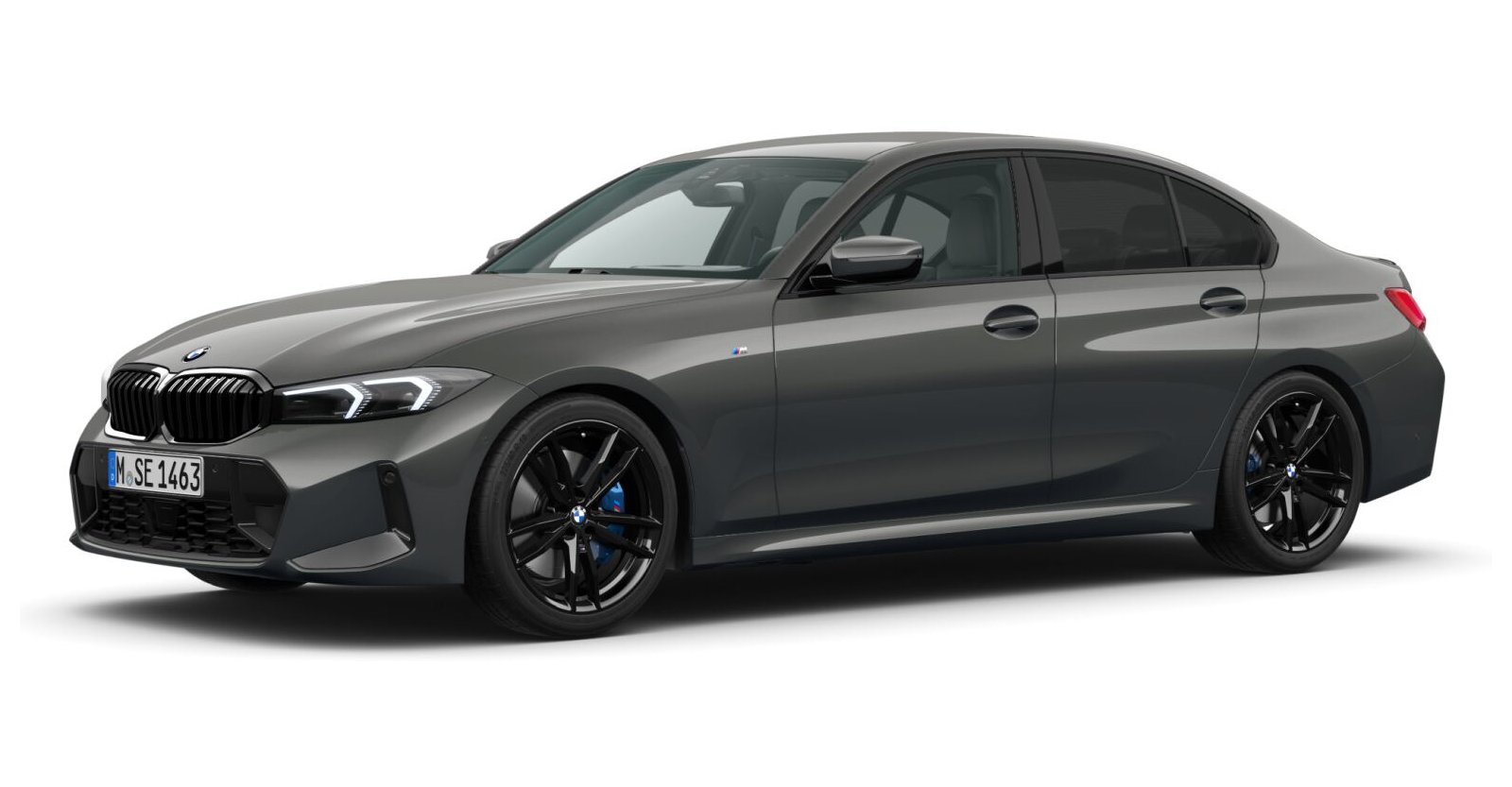BMW BMW 3er in Grau von vorne BMW BMW 3er in Grau von vorne