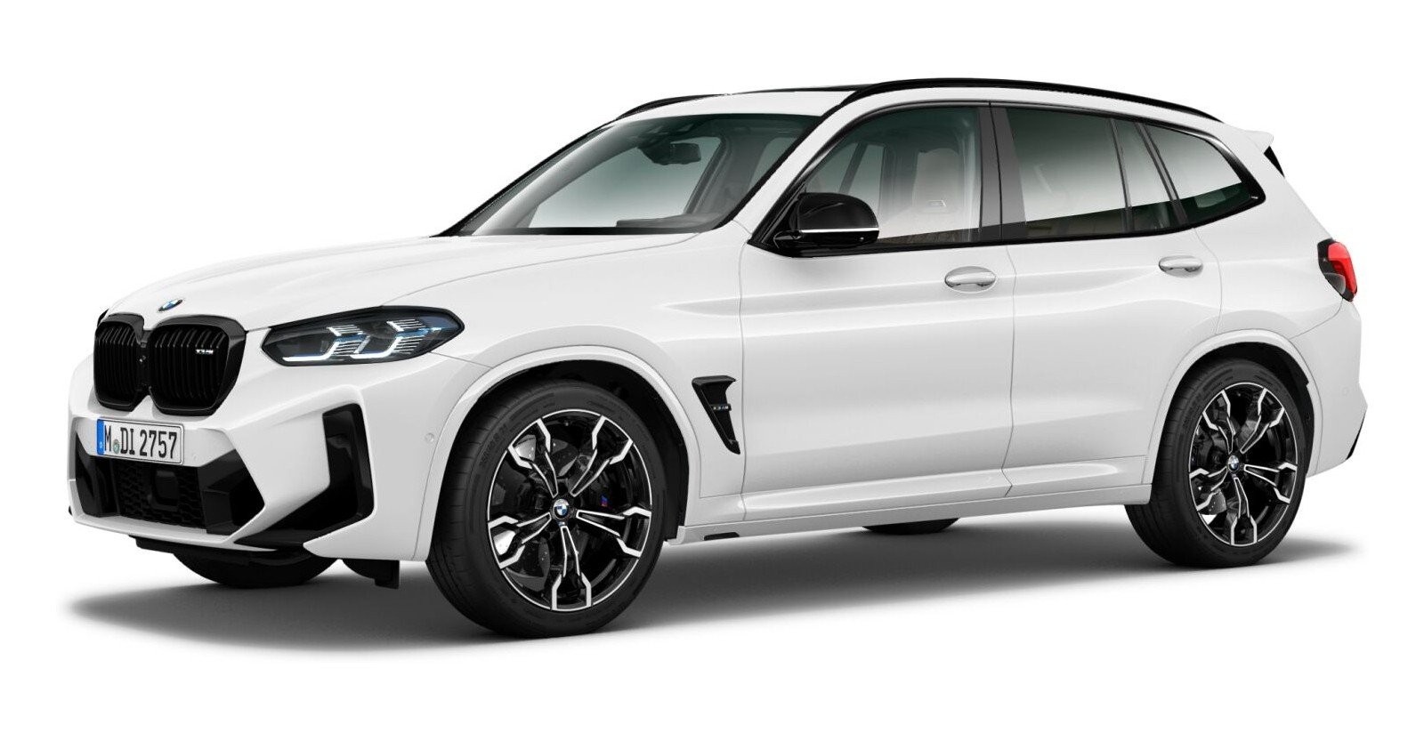 BMW BMW M in Weiß von vorne BMW BMW M in Weiß von vorne