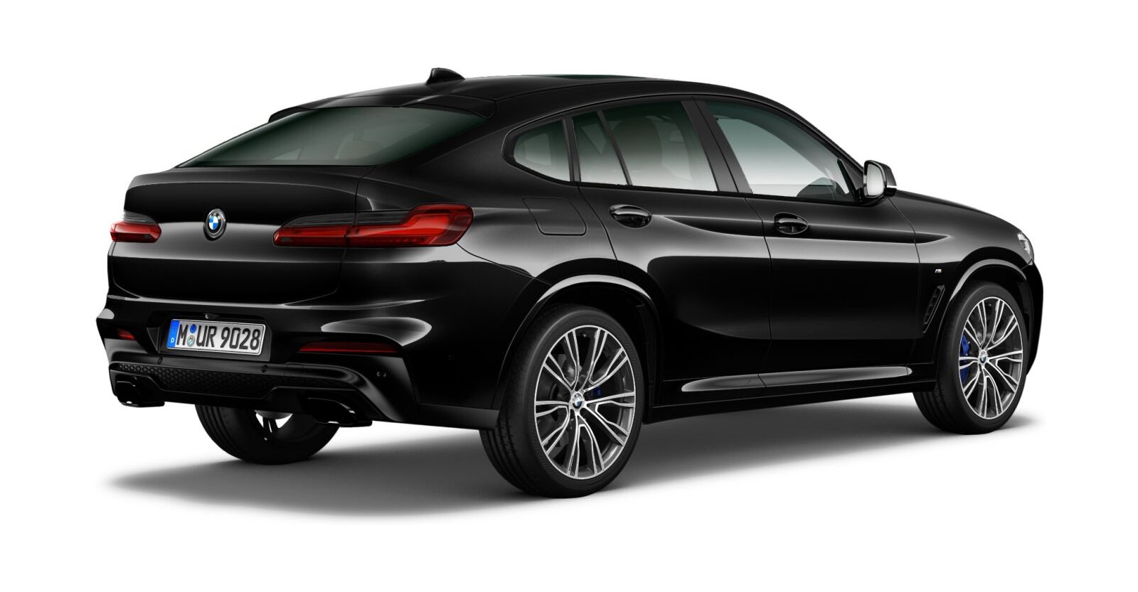 BMW BMW X in Schwarz von hinten BMW BMW X in Schwarz von hinten