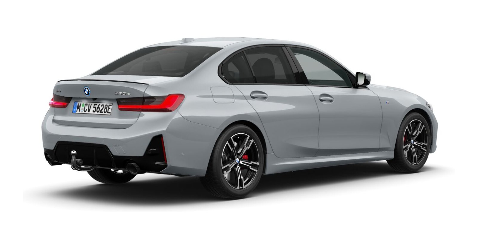 BMW BMW 3er in Grau von hinten BMW BMW 3er in Grau von hinten
