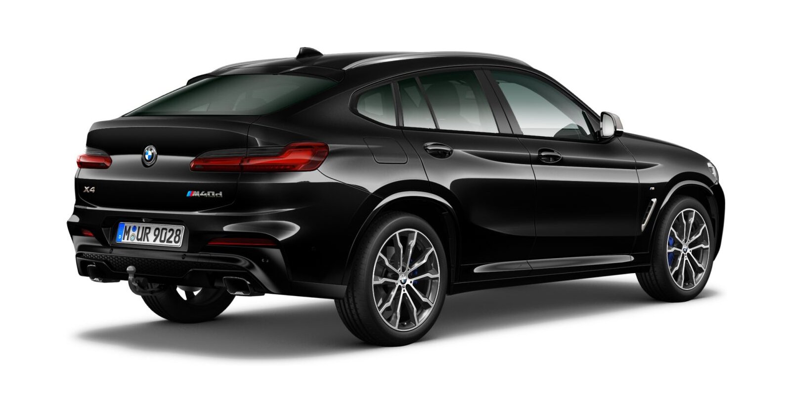BMW BMW X in Schwarz von hinten BMW BMW X in Schwarz von hinten