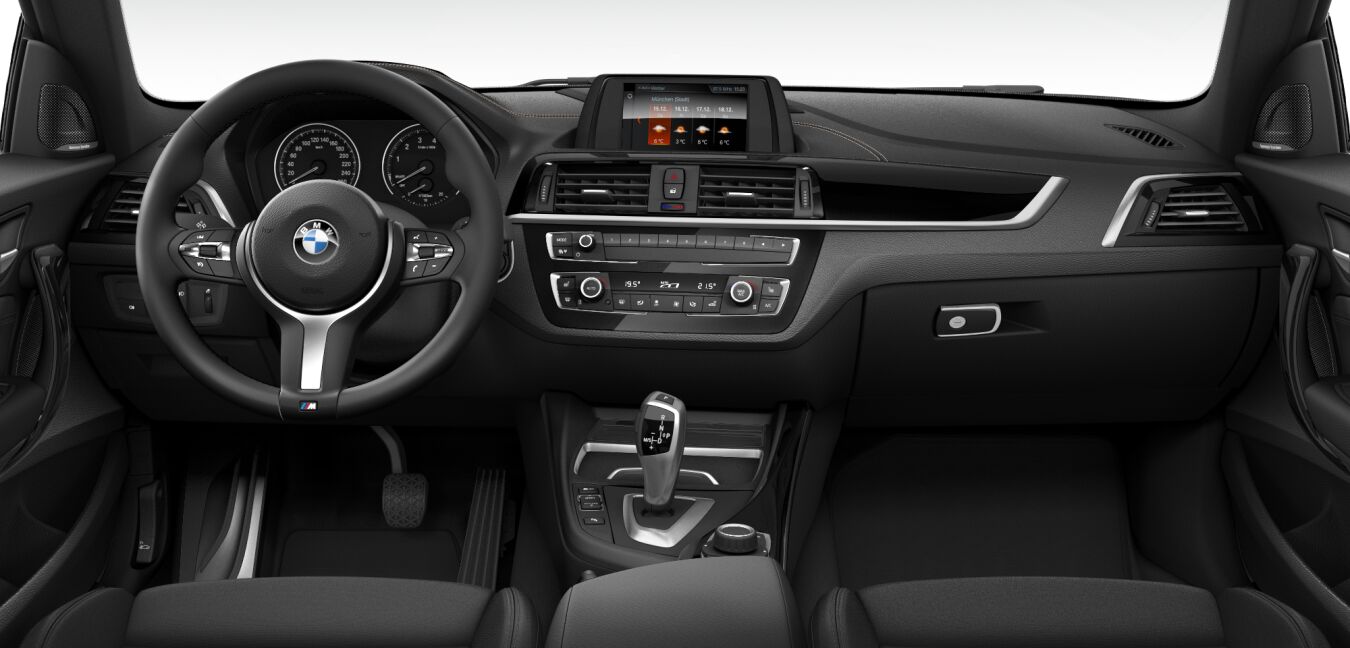 BMW BMW 2er im Innenraum von vorne BMW BMW 2er im Innenraum von vorne