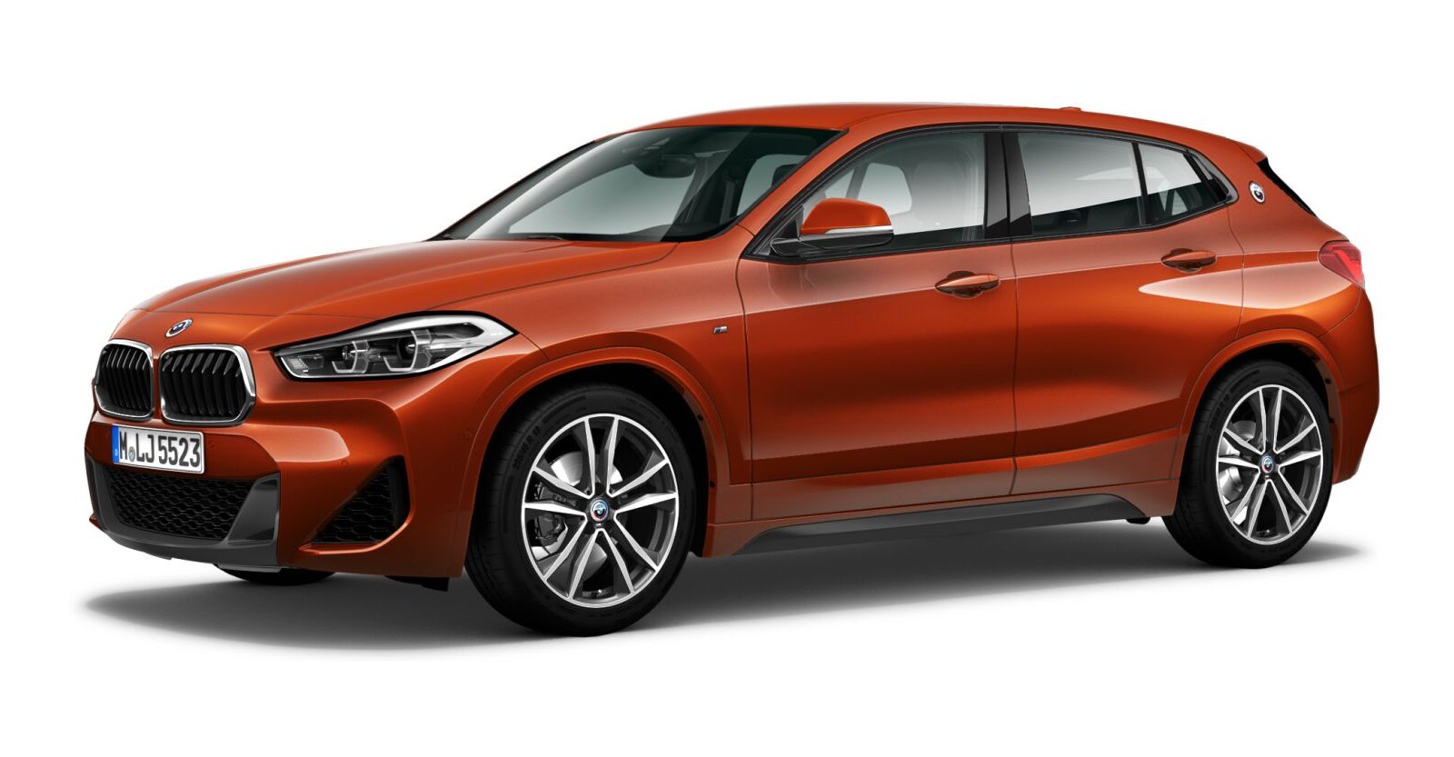 BMW BMW X in Orange von vorne BMW BMW X in Orange von vorne