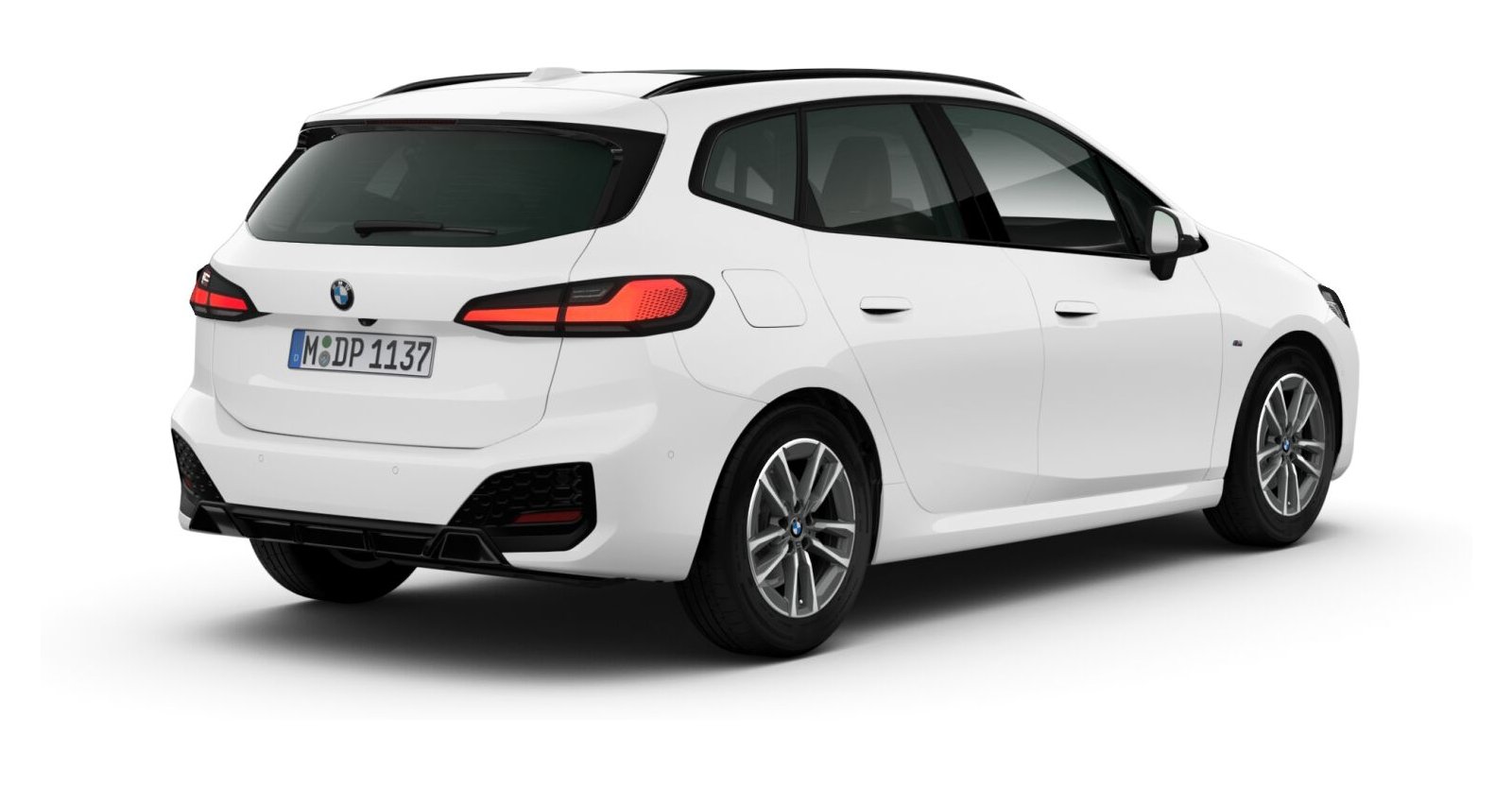 BMW BMW 2er in Weiß von hinten BMW BMW 2er in Weiß von hinten