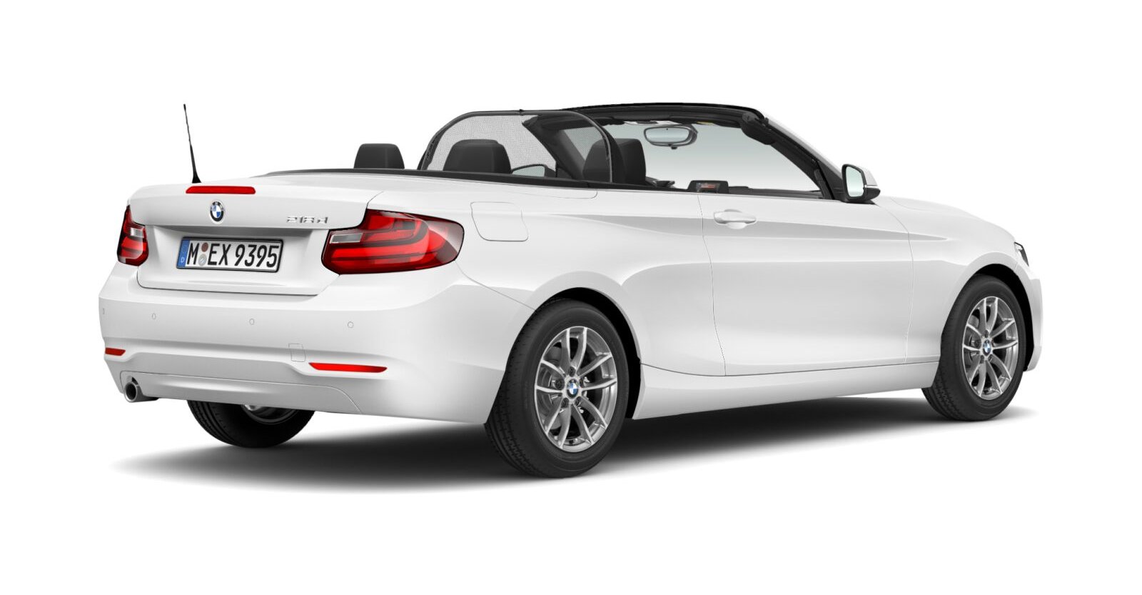 BMW BMW 2er in Weiß von hinten BMW BMW 2er in Weiß von hinten