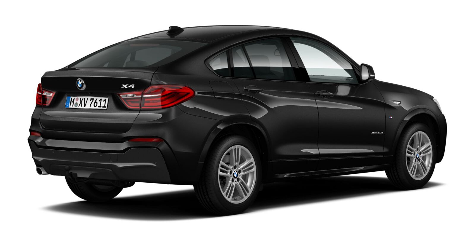 BMW BMW X in Grau von hinten BMW BMW X in Grau von hinten
