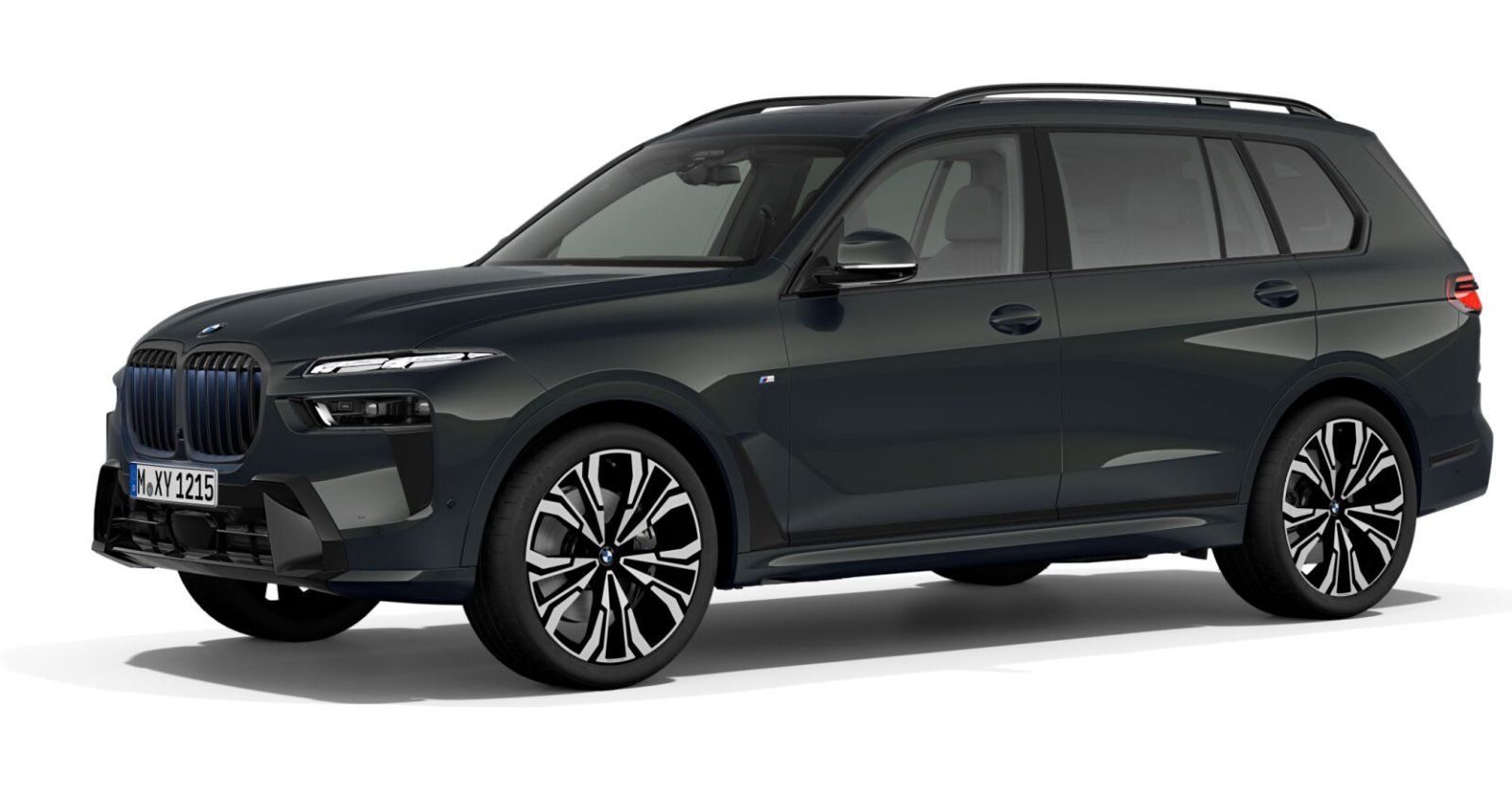 BMW X7 xDrive40d in Grau von vorne BMW X7 xDrive40d in Grau von vorne