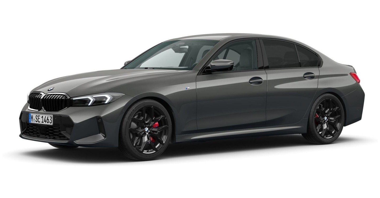 BMW 320d xDrive Limousine in Grau von vorne BMW 320d xDrive Limousine in Grau von vorne