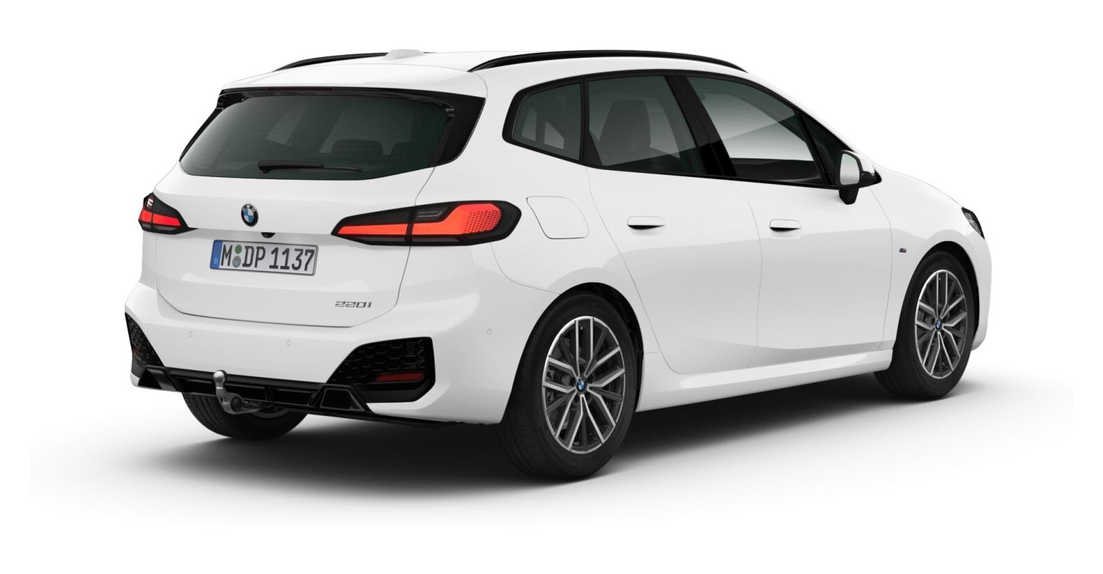 BMW BMW 2er in Weiß von hinten BMW BMW 2er in Weiß von hinten