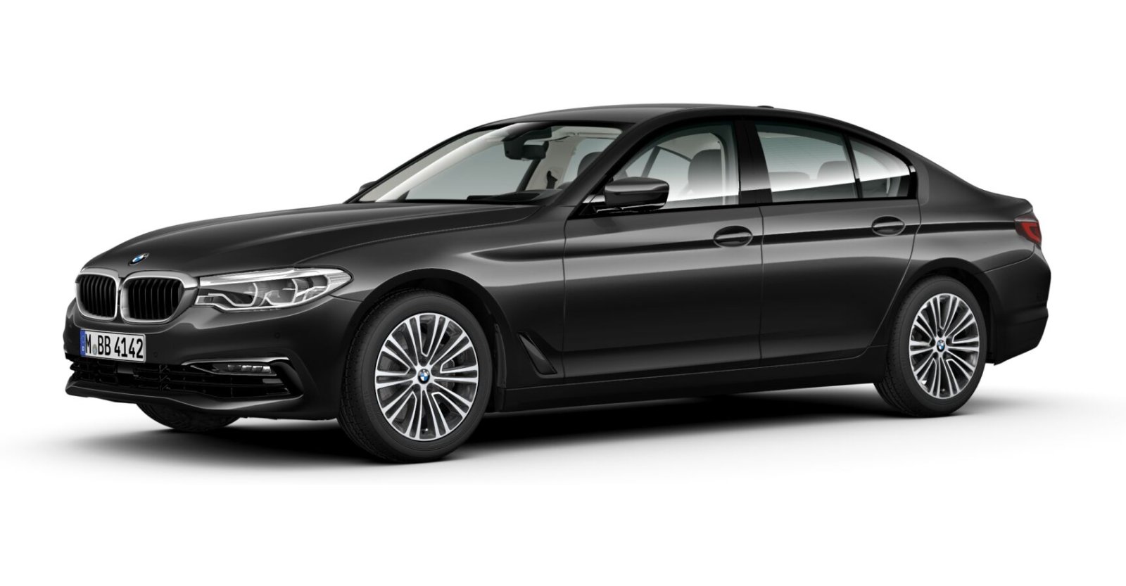 BMW BMW 5er in Grau von vorne BMW BMW 5er in Grau von vorne