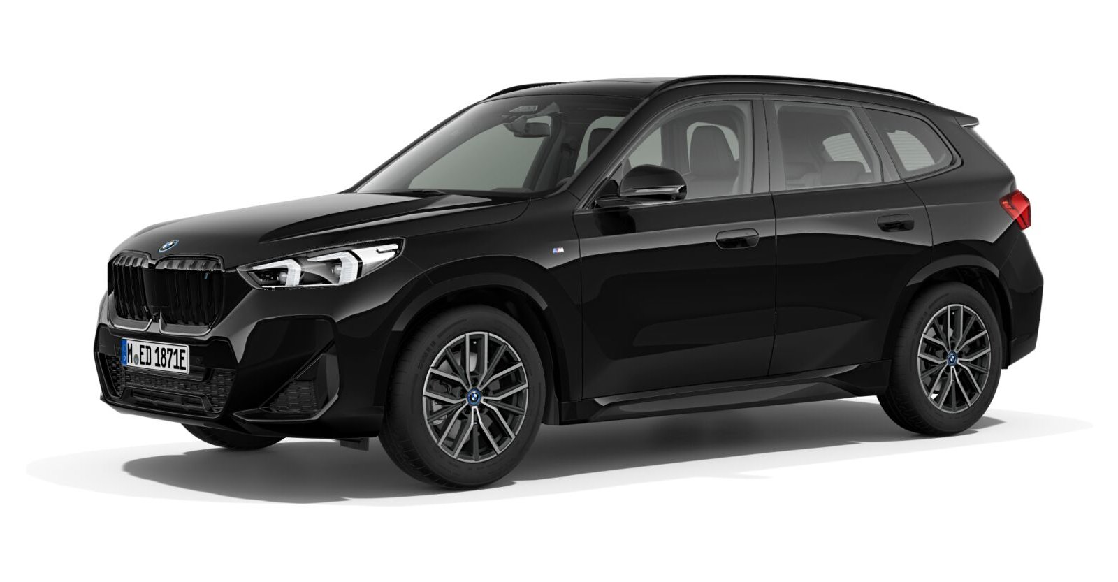 BMW BMW I in Schwarz von vorne BMW BMW I in Schwarz von vorne
