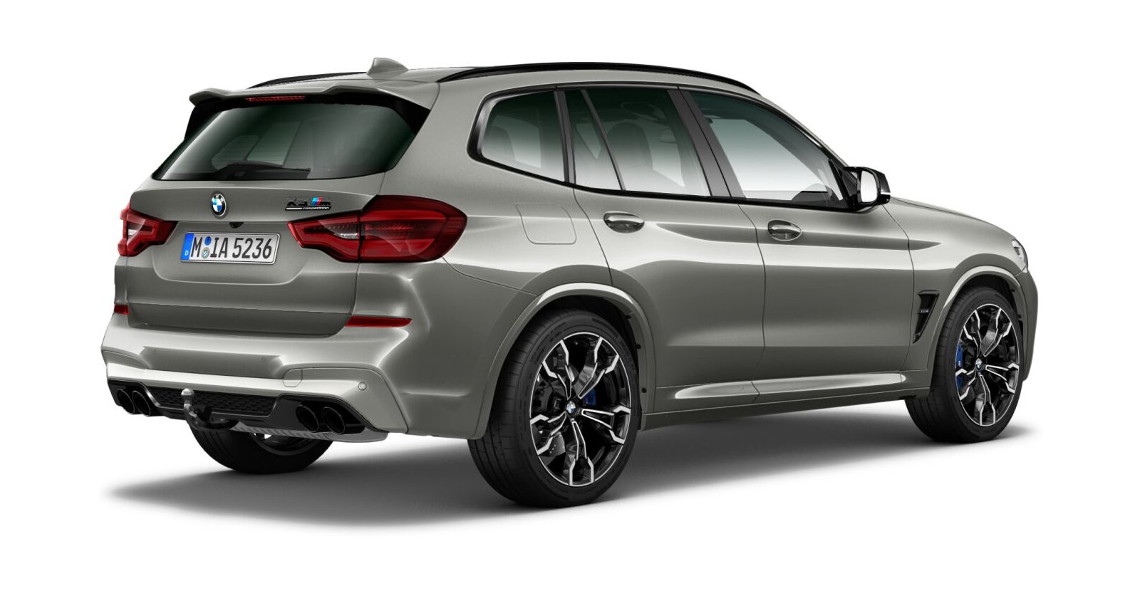 BMW BMW M in Grau von hinten BMW BMW M in Grau von hinten