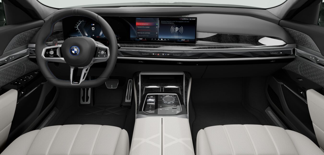 BMW BMW 7er im Innenraum von vorne BMW BMW 7er im Innenraum von vorne