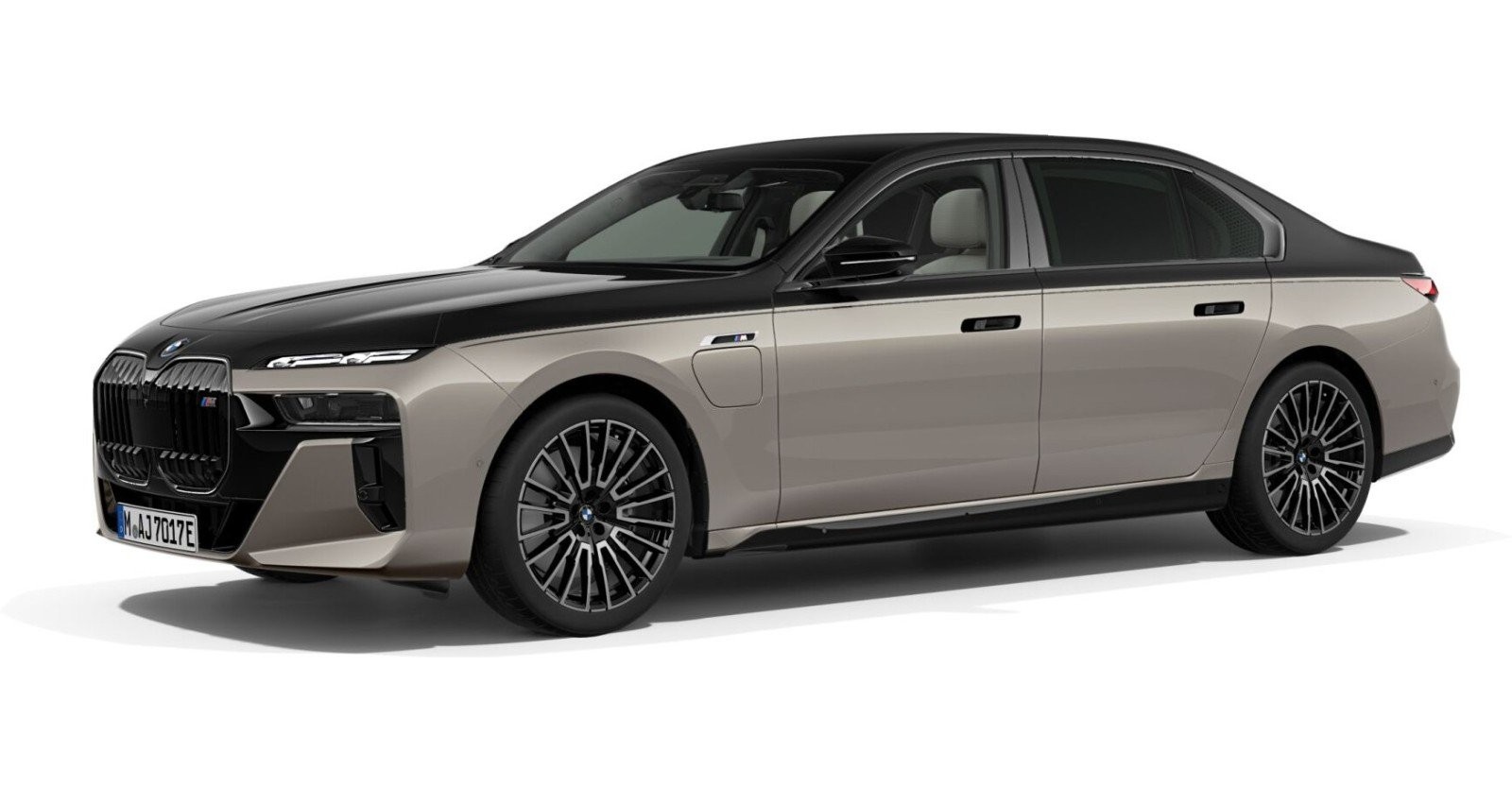 BMW BMW 7er in Grau von vorne BMW BMW 7er in Grau von vorne