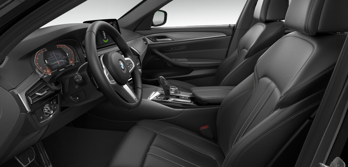 BMW BMW 5er im Innenraum seitlich BMW BMW 5er im Innenraum seitlich