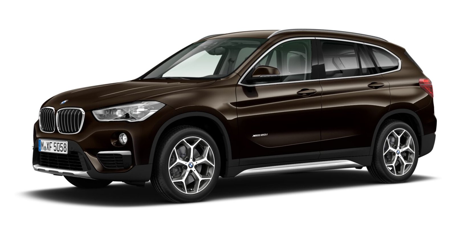 BMW BMW X in Braun von vorne BMW BMW X in Braun von vorne